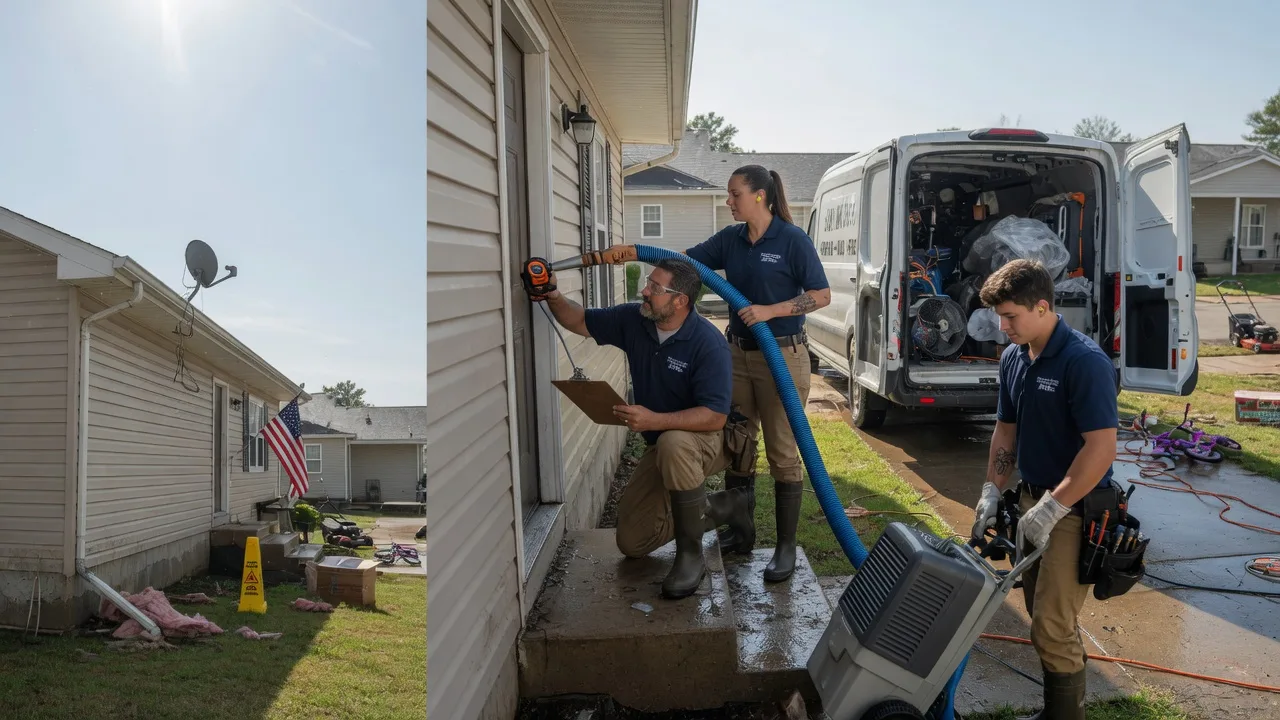 Ceiling Water Damage Restoration in Onslow, IA near me
